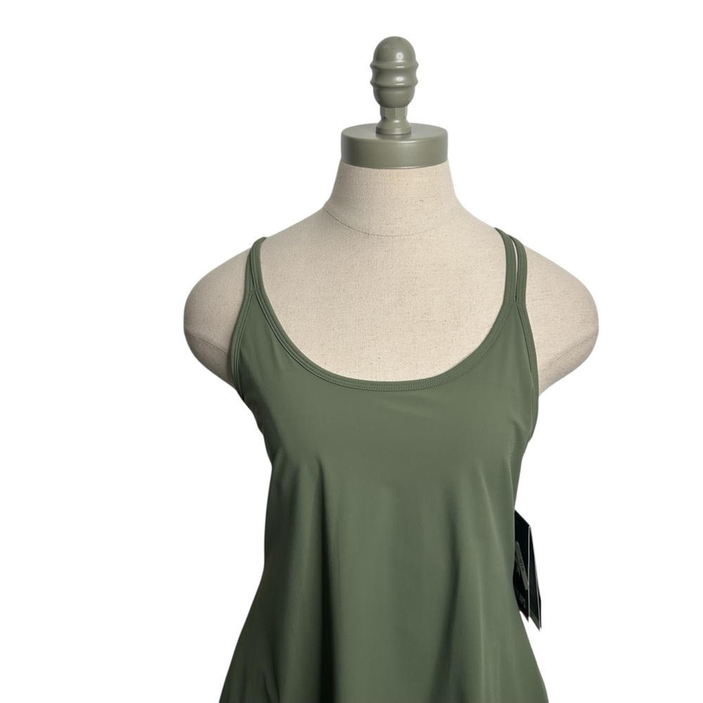 FourLaps Vitality Tennis Slim Fit Activewear Dress in Thyme Green Size Small - Picture 5 of 11